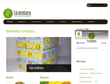 Tablet Screenshot of laecoteca.com